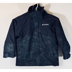 Columbia Kids Black Omni-Tech 3-in-1 Winter Coat XXS (4/5) Fleece Zipout Liner